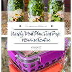 Weekly Meal Plan, Food Prep, and Exercise Routine (November 2nd, 2020)