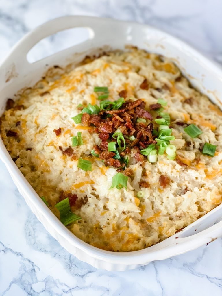 Loaded Cauliflower Mash {Easy Make-ahead Recipe)
