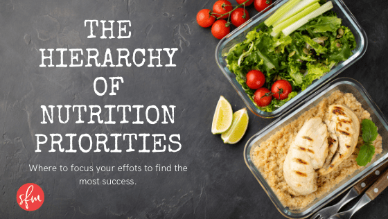 The Hierarchy of Nutrition Priorities