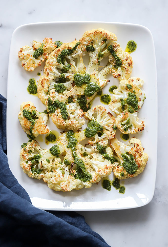 Roasted Cauliflower Steaks