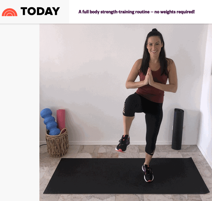 TODAY SHOW: Walking Plan for Weight Loss & Strength Training Workout without Equipment