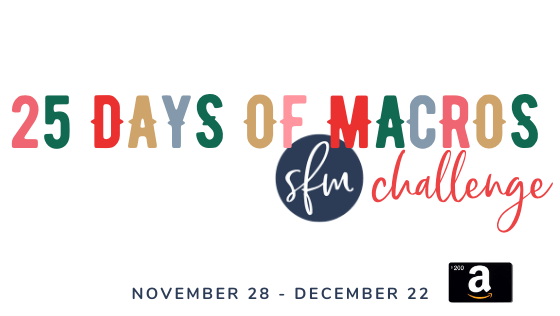 25 Days of Macros Challenge