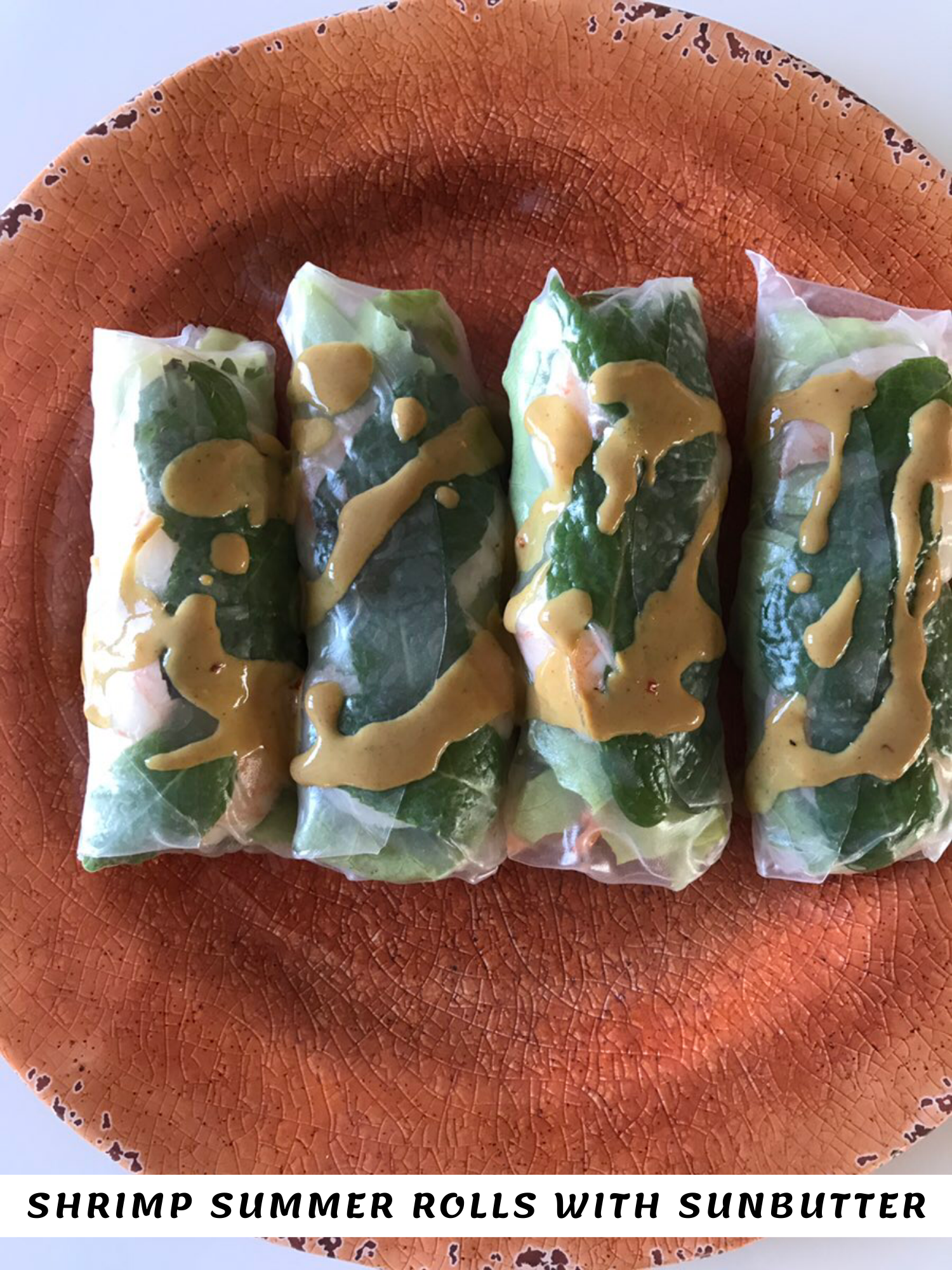 Shrimp Summer Rolls with Sunbutter