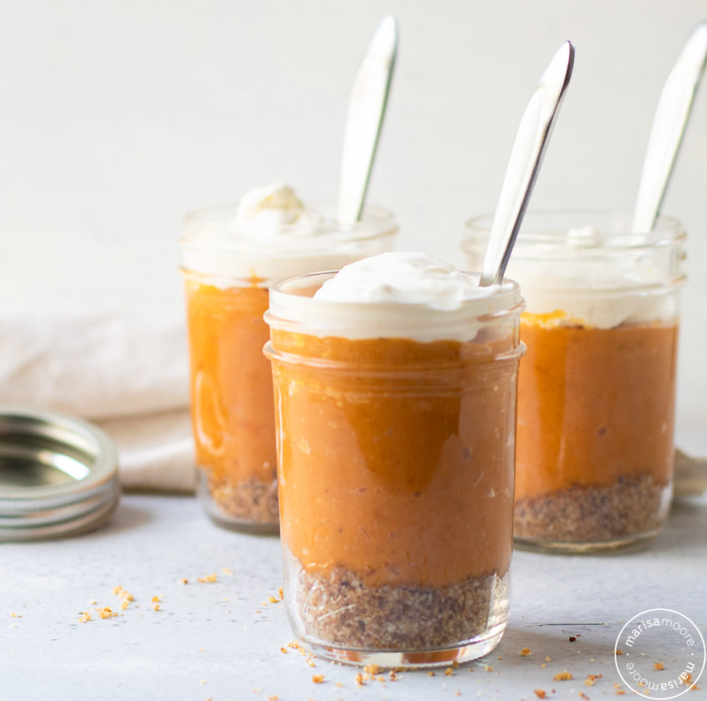 Vegan Sweet Potato Pudding Jars