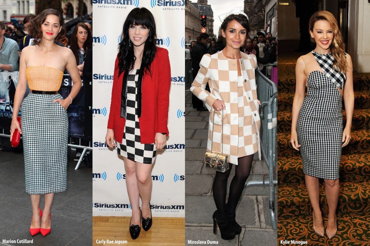 Checkerboard Prints are Back This Season