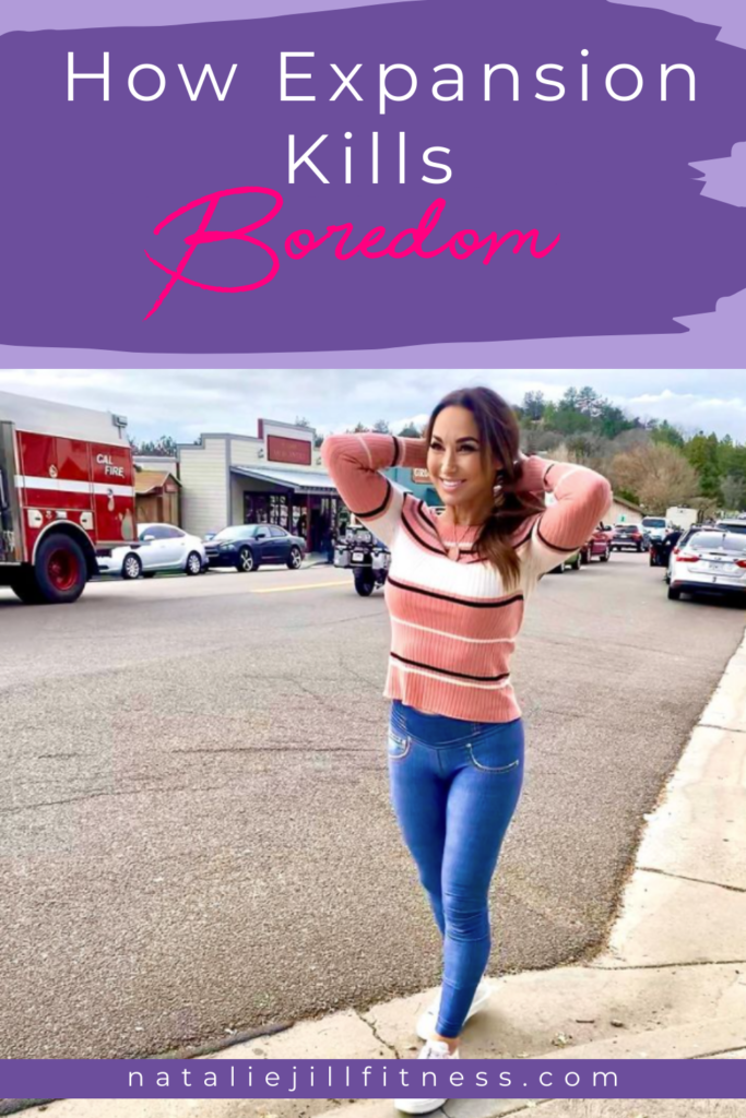 How Expansion Kills Boredom