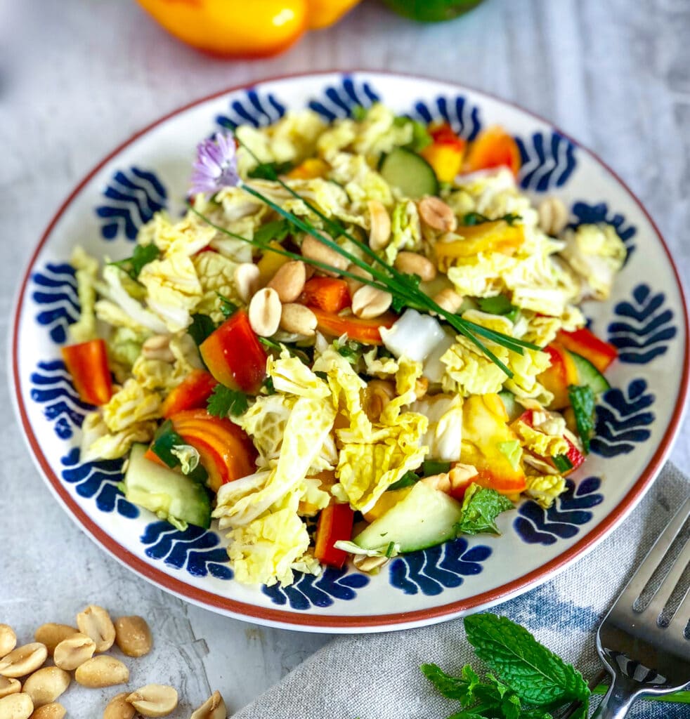 Peanut Chinese Cabbage Salad