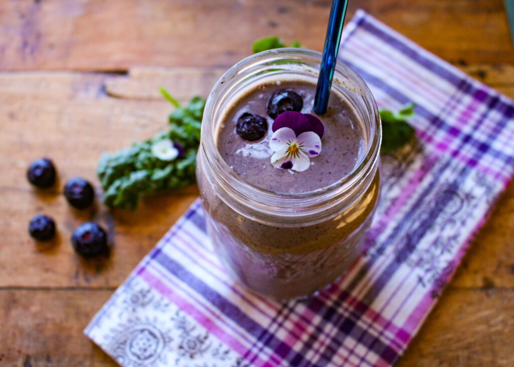 Purple Power Blueberry Smoothie