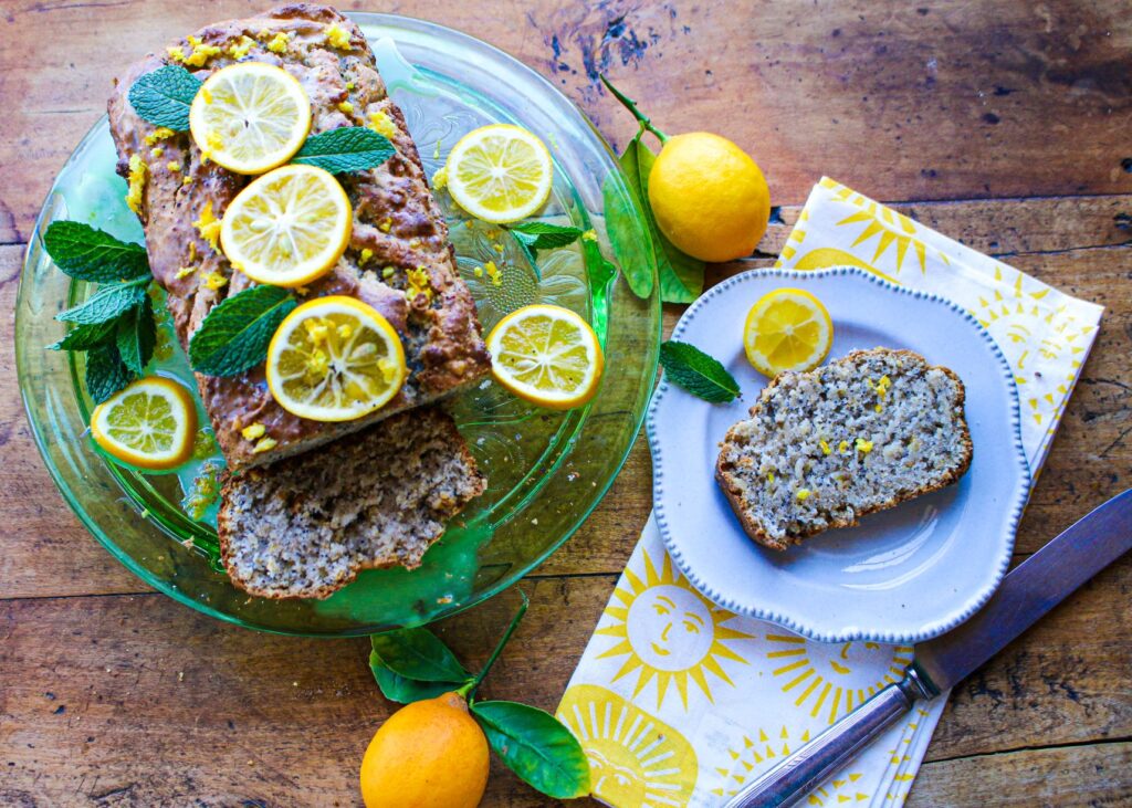 Vegan Lemon Poppy Seed Bread