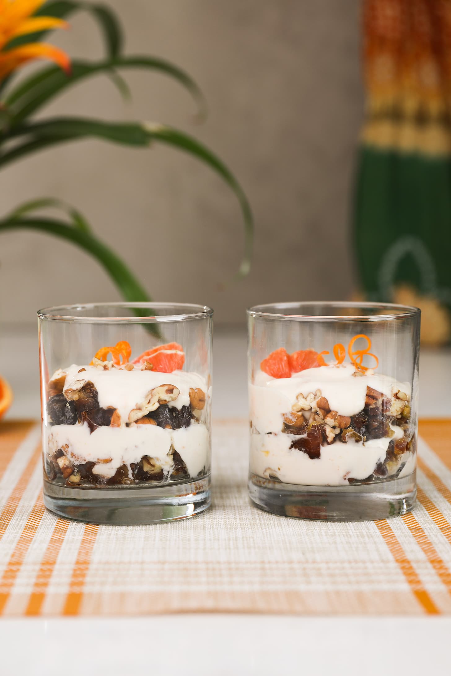 Orange-Scented Dates And Yogurt Parfaits