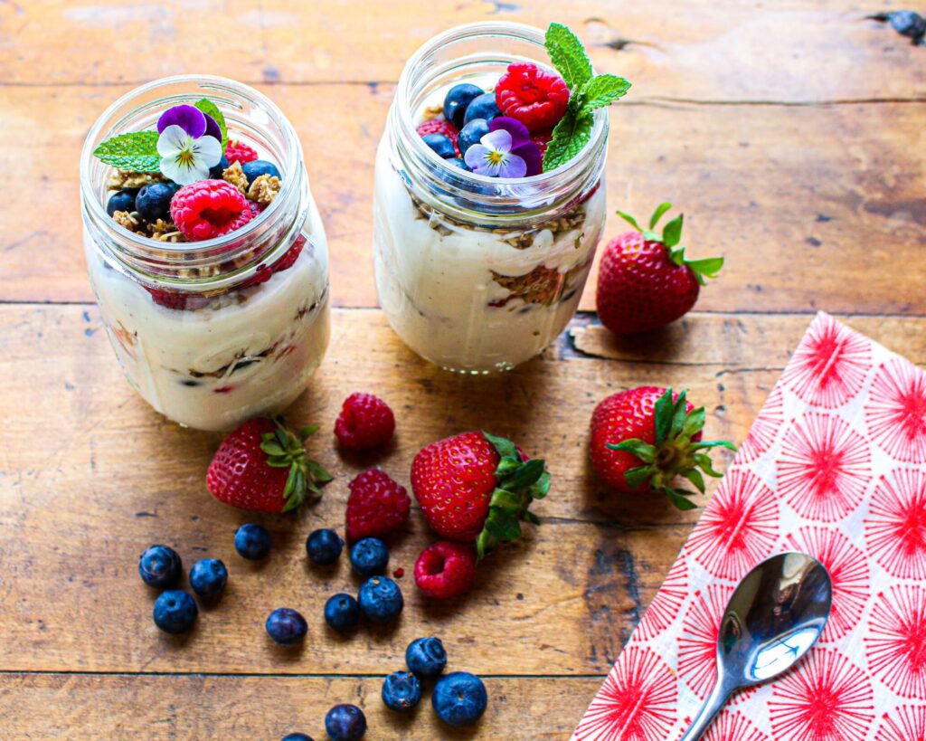 Easy Soy Yogurt Berry Parfait