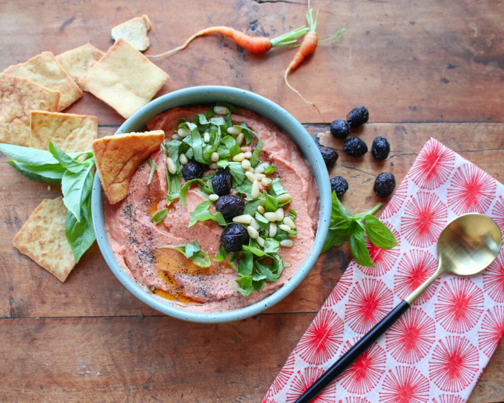 Tomato Pesto Hummus