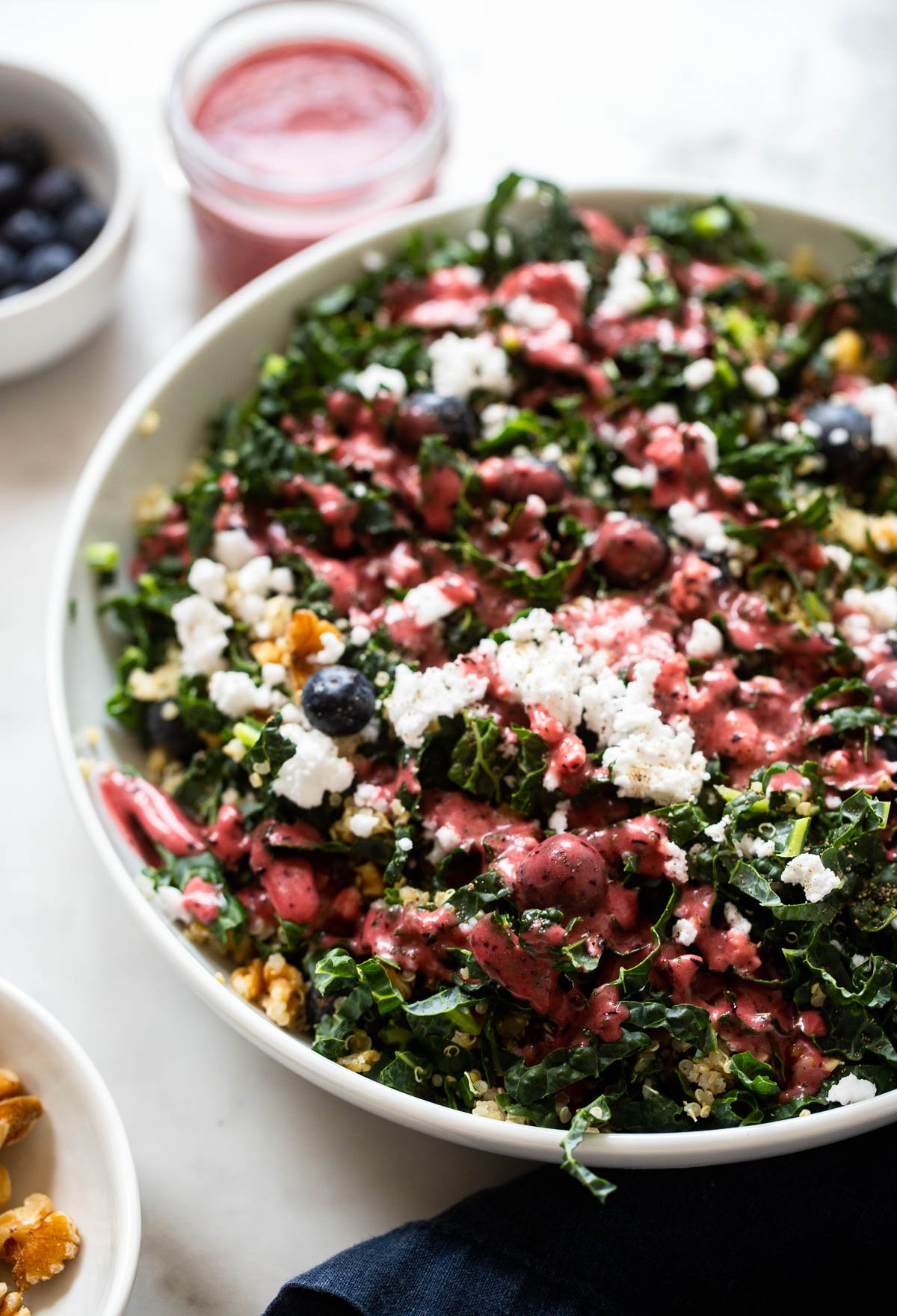 Blueberry Summer Kale Salad