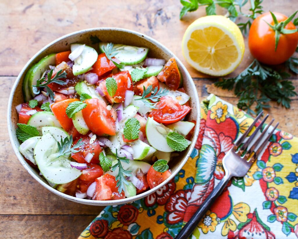 Kachumber (Cucumber) Salad