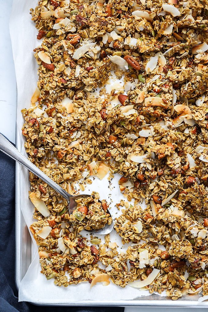 The BEST Homemade Vegan Granola