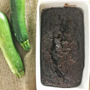 Chocolate Tahini Zucchini Bread