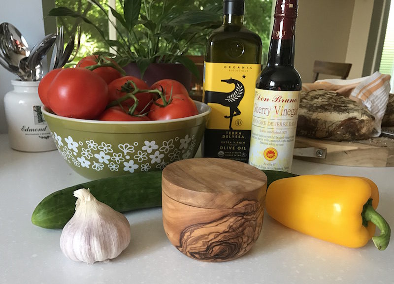 Recipe: Fresh and Easy Rustic Gazpacho (a summertime win)!