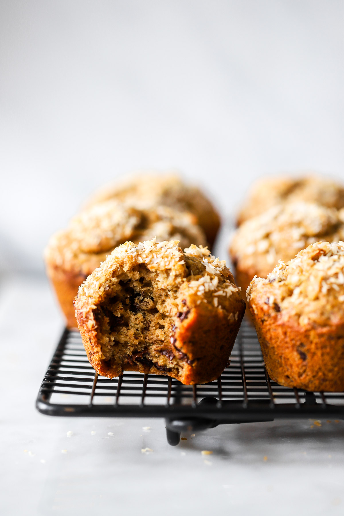 Vegan Banana Chocolate Chip Muffins