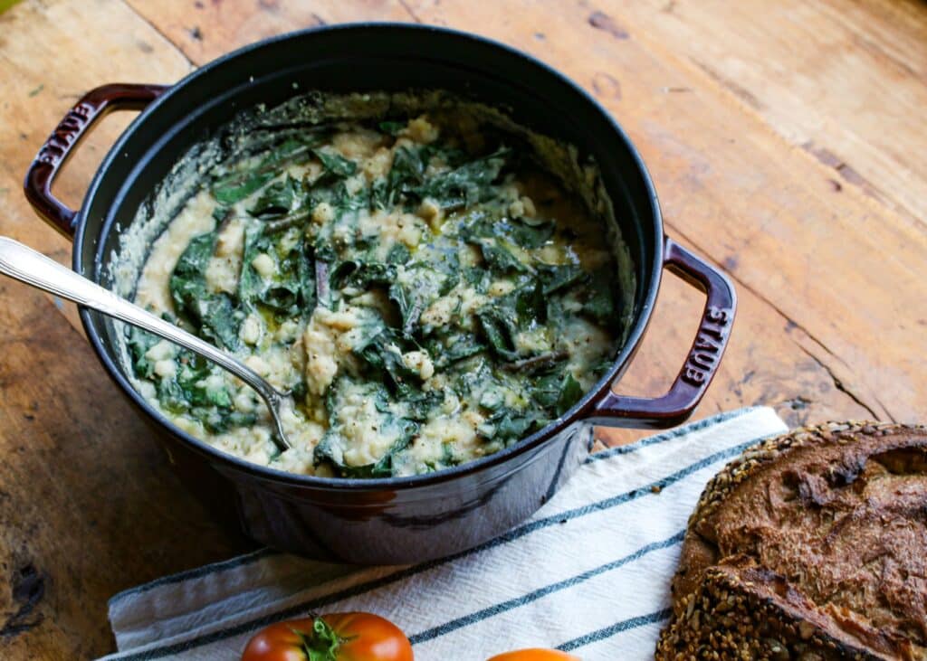 Puglian Fava Beans with Greens