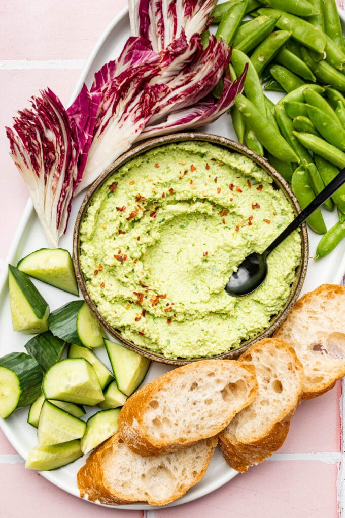 Edamame Sesame Dip with Miso