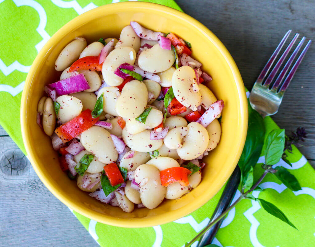 Lima Bean Salad with Sumac Spice Evesfit