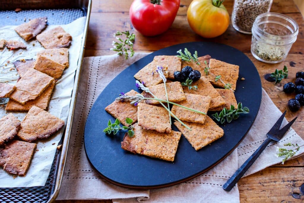 Gluten-Free Crackers with Seeds