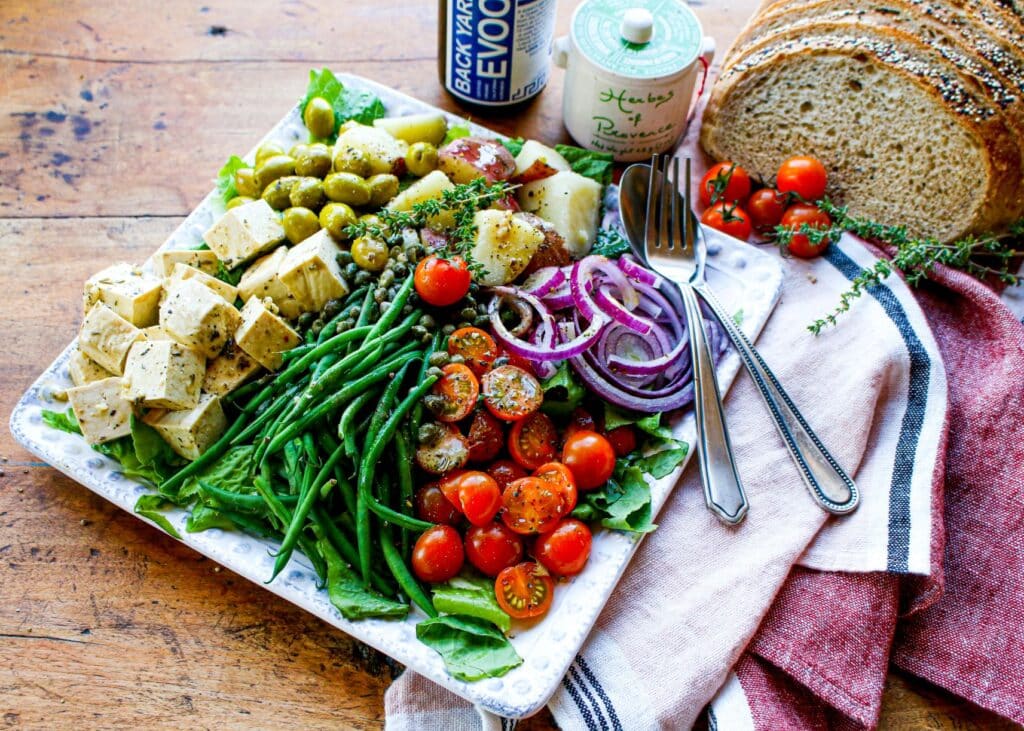 Nicoise Salad with Tofu