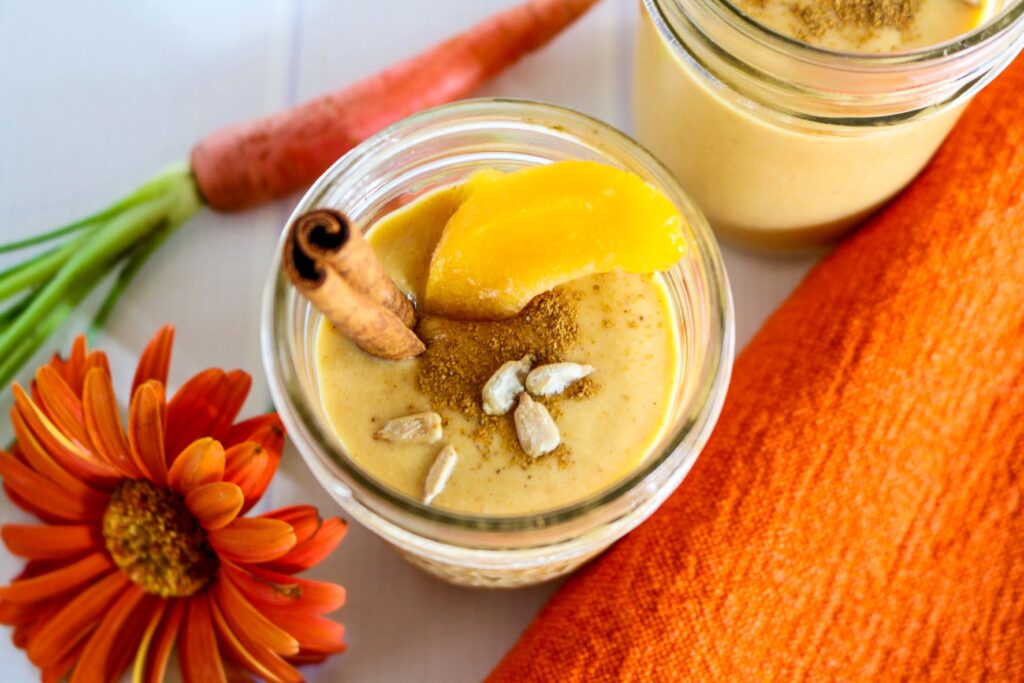 Sunny Peach Pumpkin Smoothie