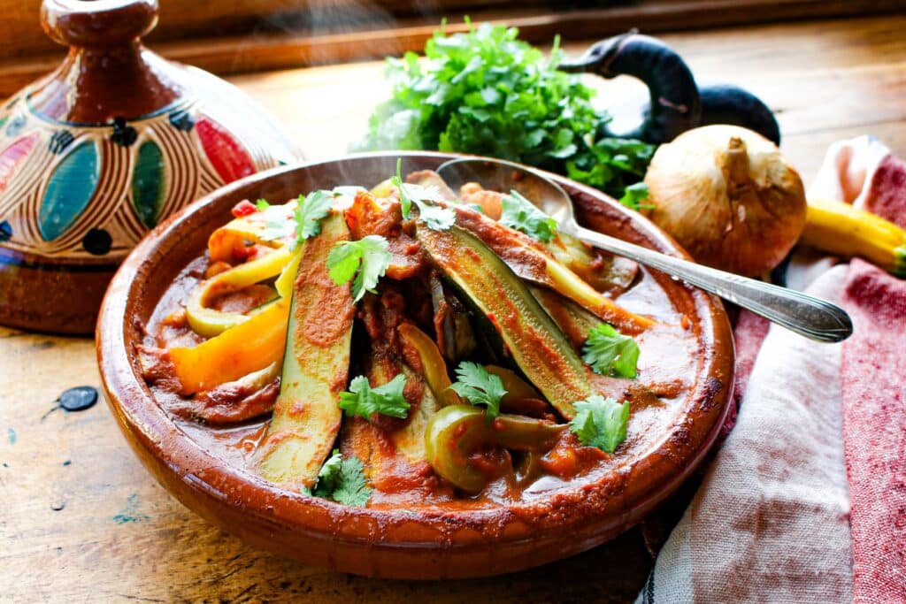 Vegetable Tagine with Chickpeas