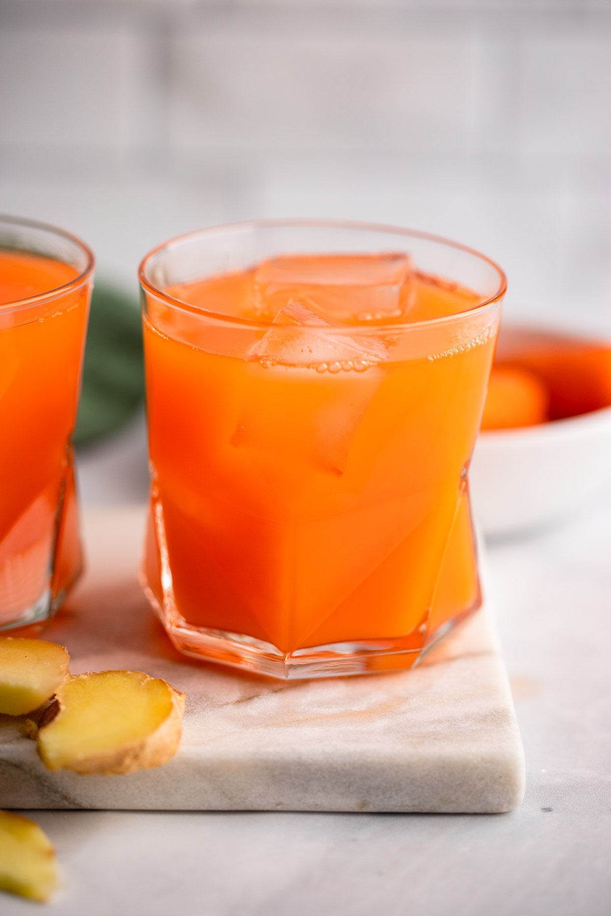 Carrot Ginger Juice (Blender)