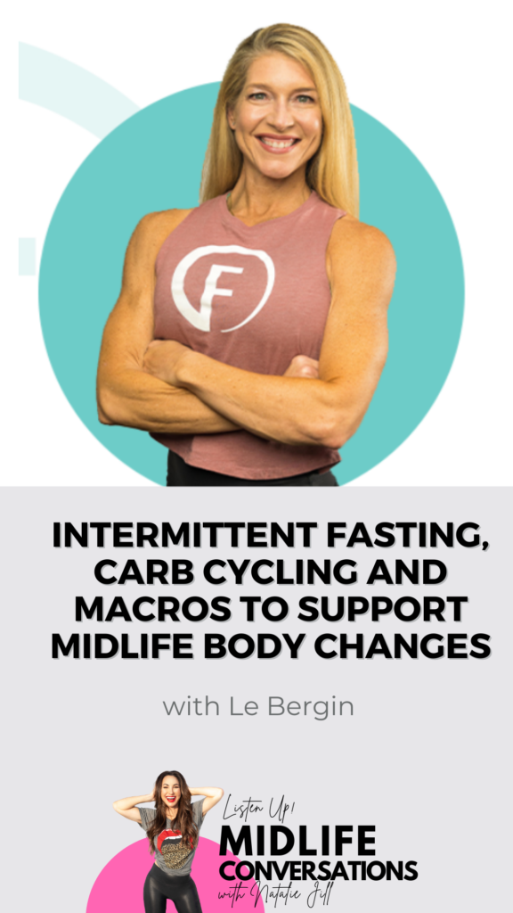 Intermittent Fasting, Carb Cycling and Macros to Support Midlife Body Changes with Le Bergin