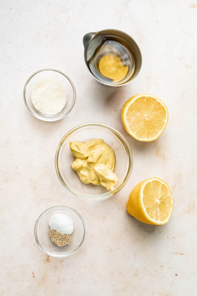 Fresh Lemon Dijon Vinaigrette