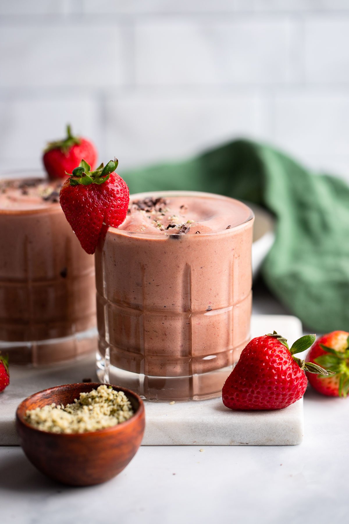 Chocolate Strawberry Banana Smoothie