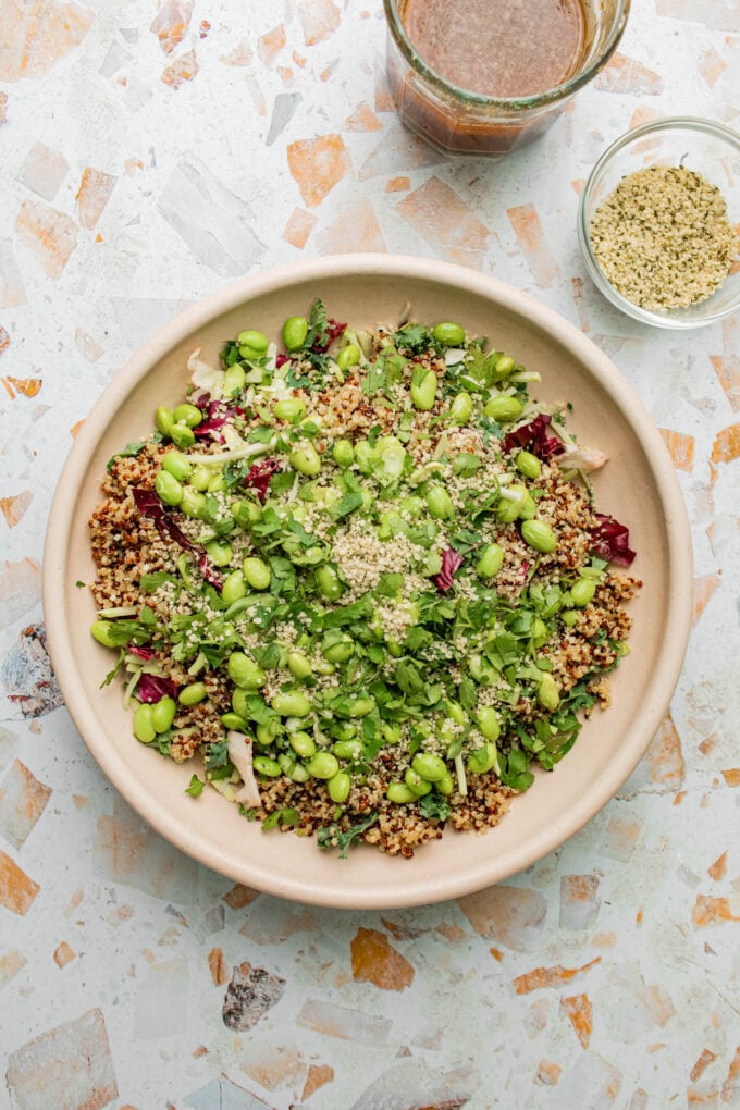 Nourishing Kale and Quinoa Salad with Edamame
