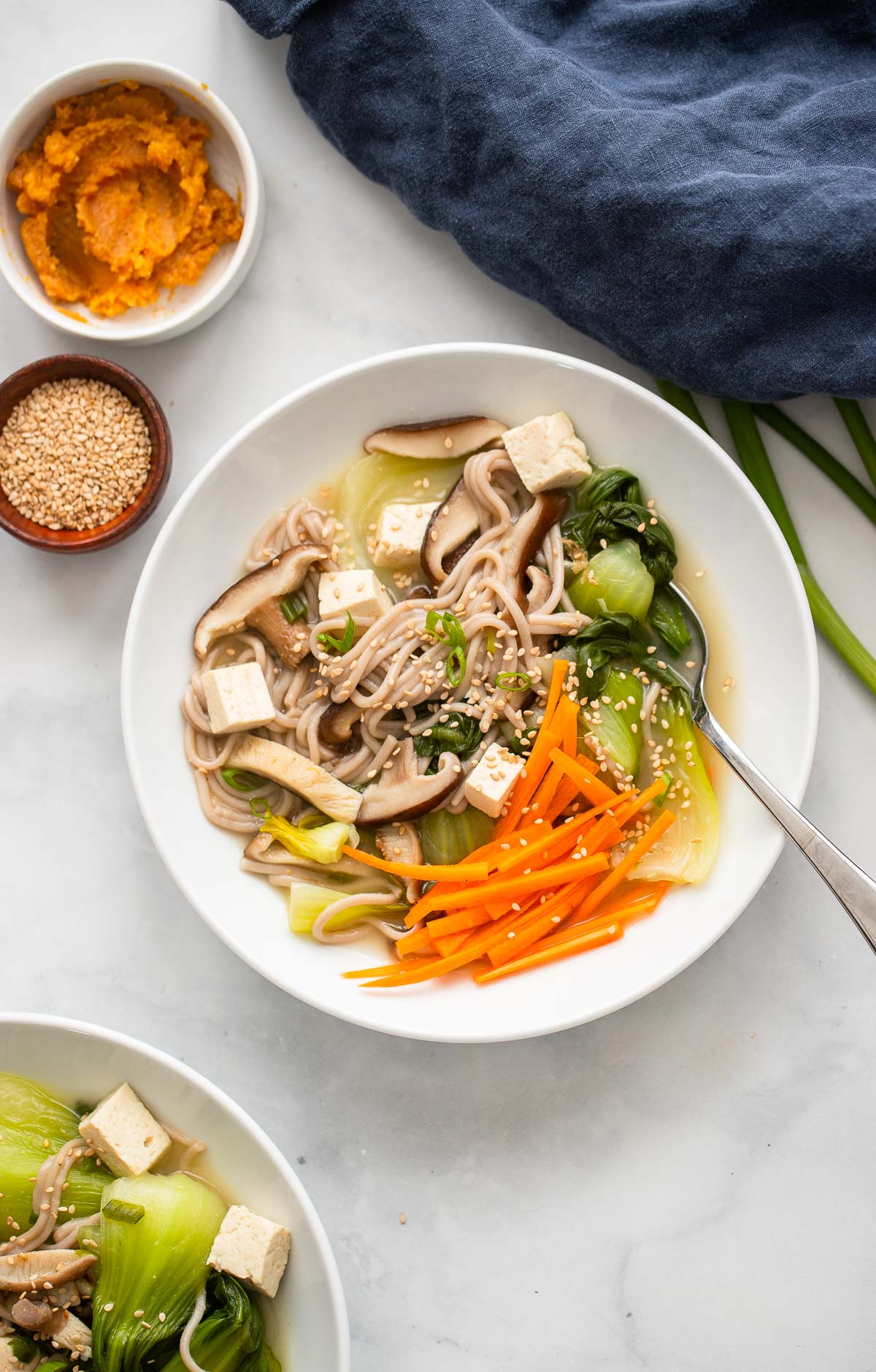 Miso Soba Noodle Soup