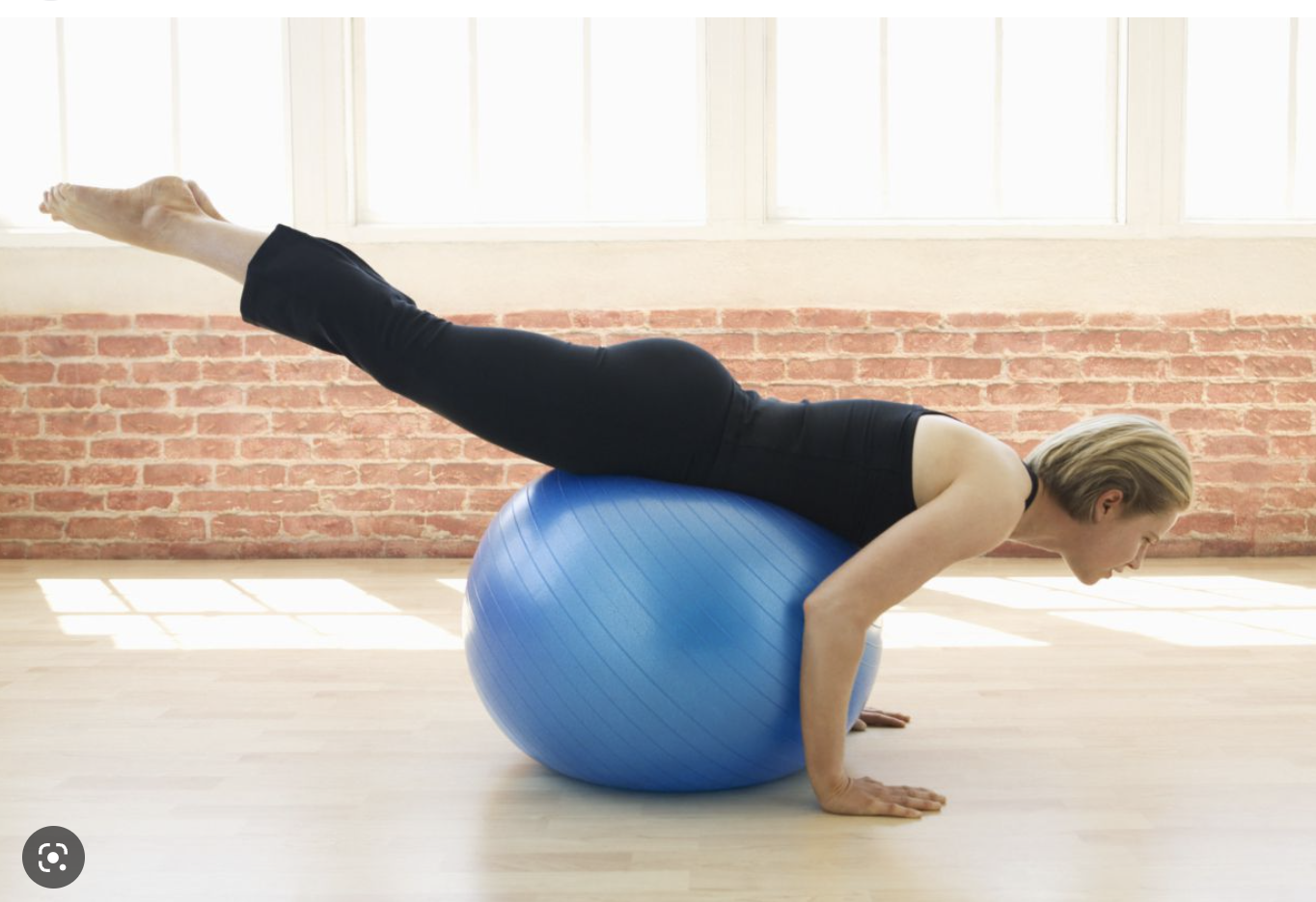 For a Firm Butt, Get on the Ball