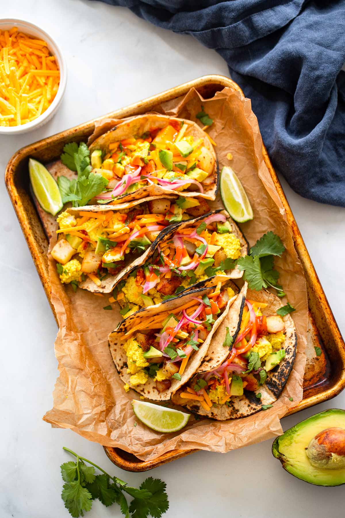 Easy Vegan Breakfast Tacos
