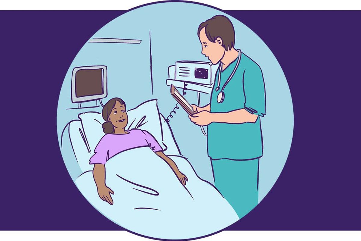 Meg se hace una colonoscopia