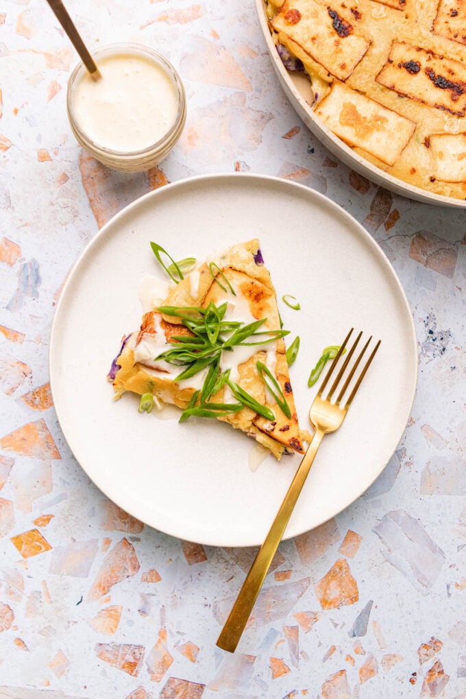 Vegan Okonomiyaki With Chickpea Flour