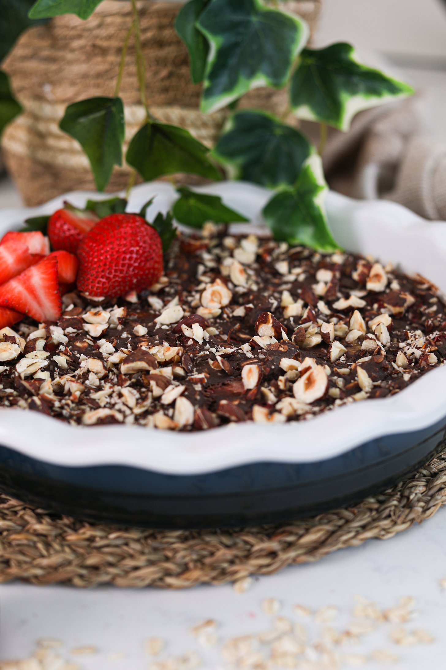Baked Oatmeal With Protein Powder (Vegan)