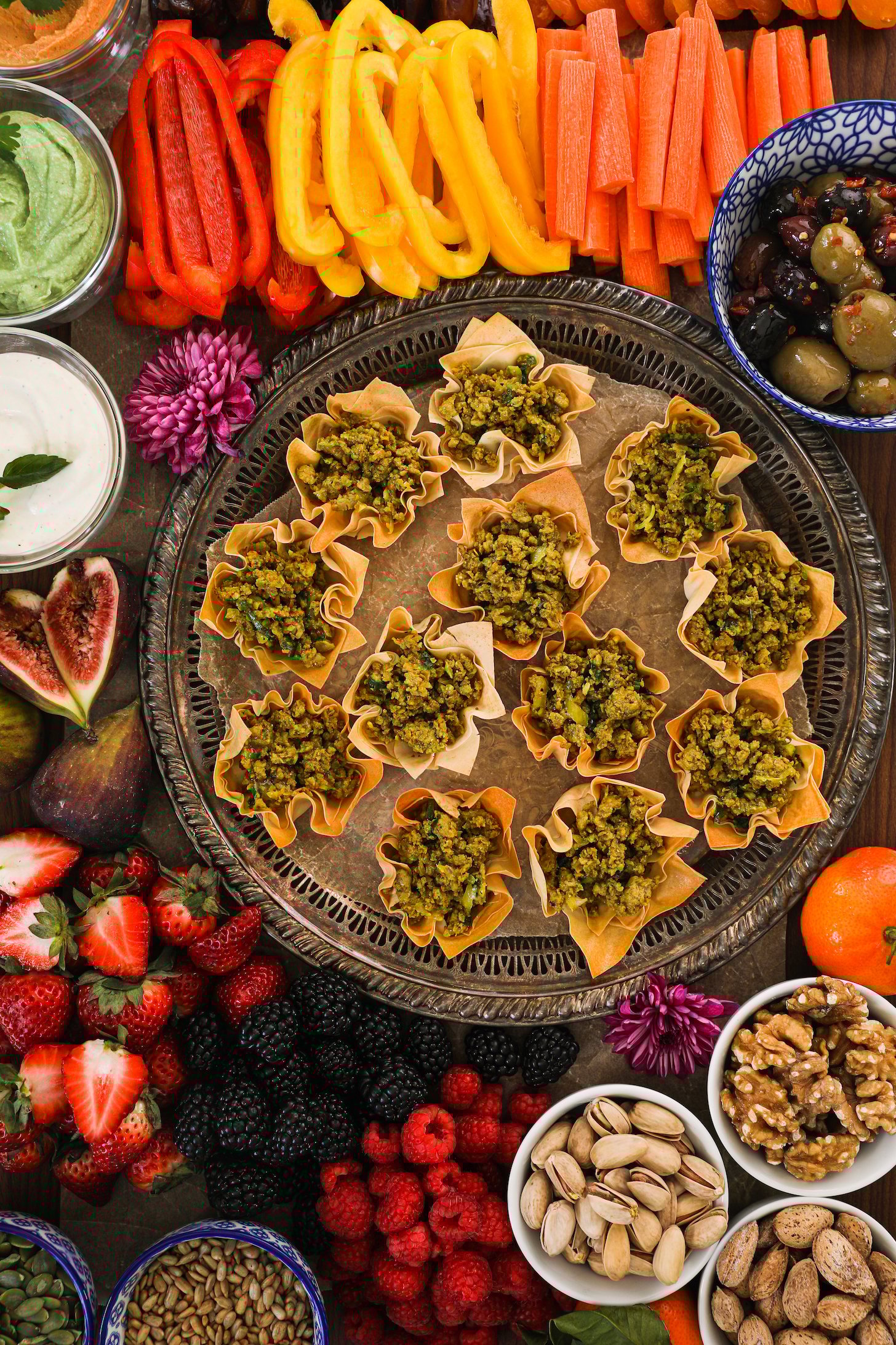 Baked Open-Faced Chicken Samosas (So EASY!)