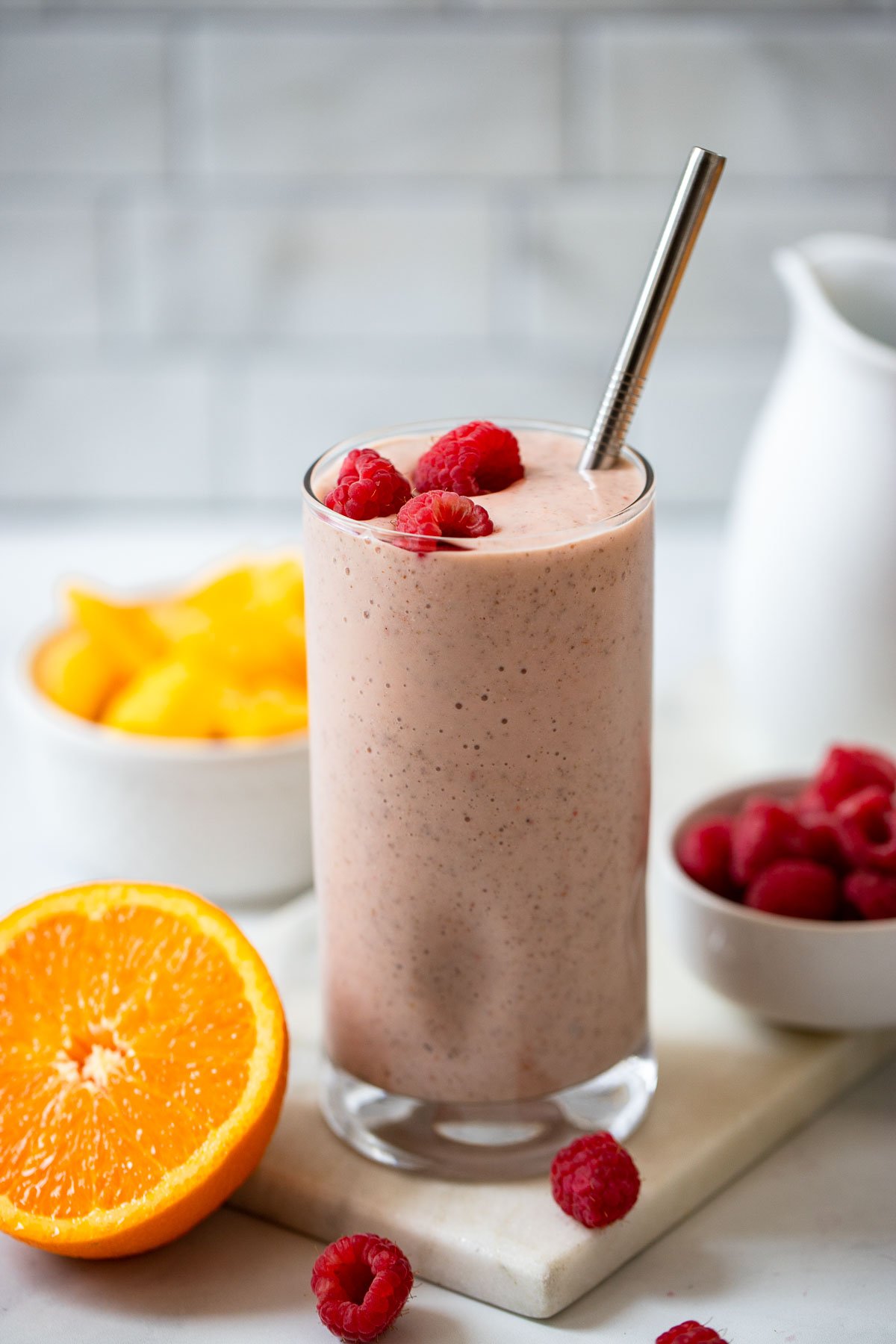 Mango Raspberry Smoothie
