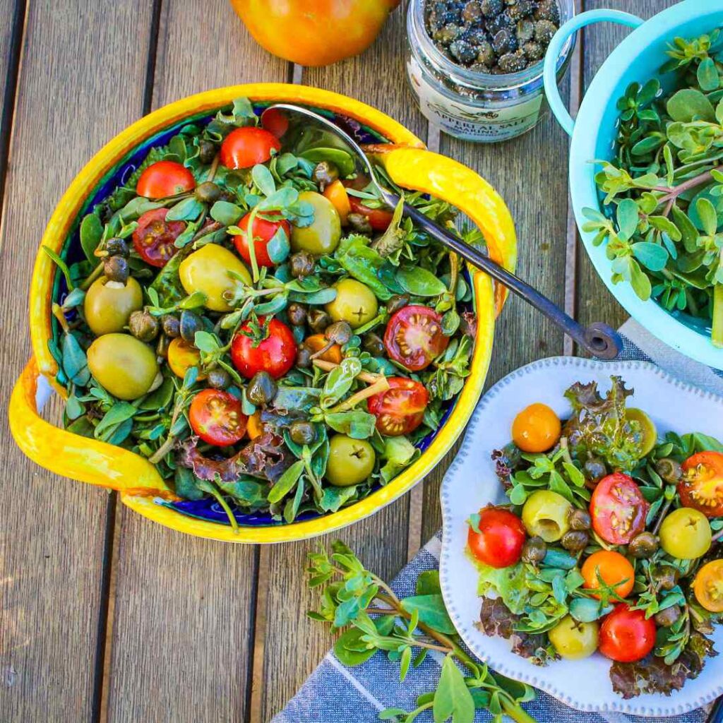 Sicilian Purslane Salad