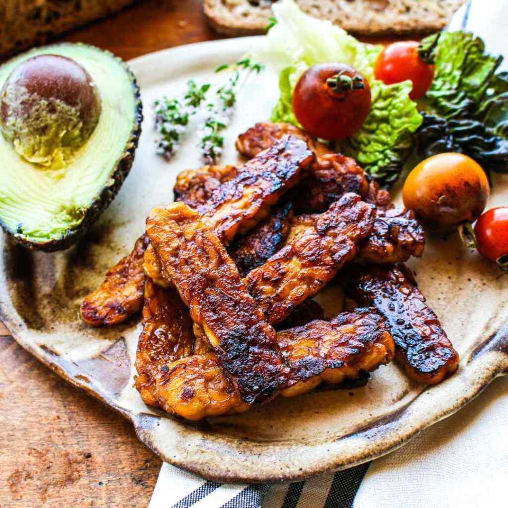 Smoky Tempeh Vegan Bacon