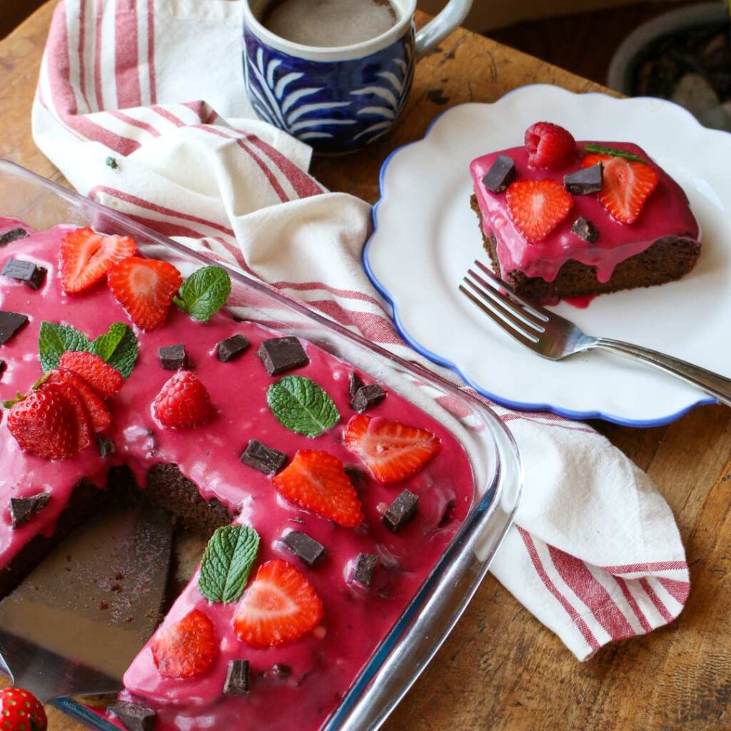 Vegan Beet Red Velvet Cake