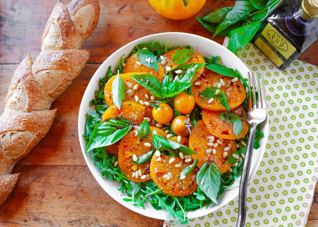 Arugula Salad with Tomatoes