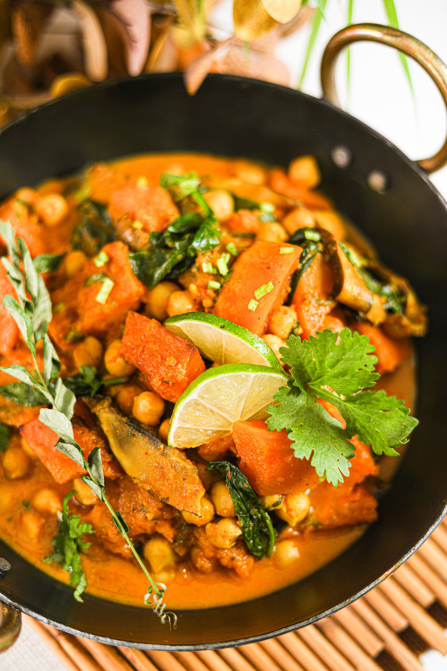 How To Make Butternut Squash Chickpea Vegetable Curry