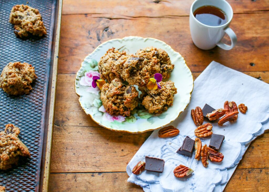 Vegan German Chocolate Cookies
