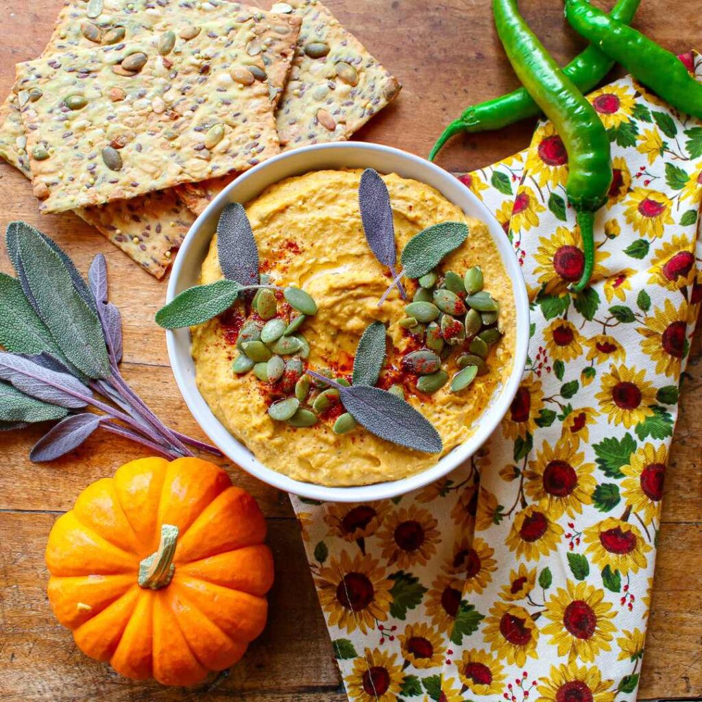 Creamy Pumpkin Hummus