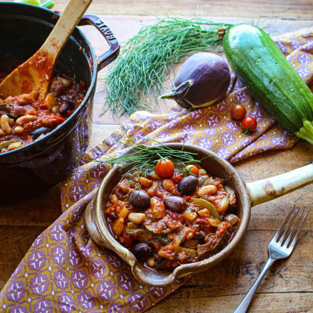 Ratatouille with White Beans